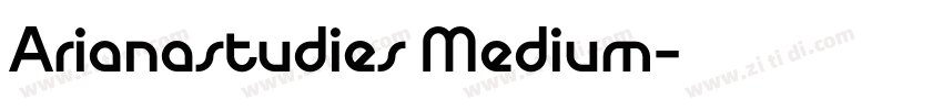 Arianastudies Medium字体转换